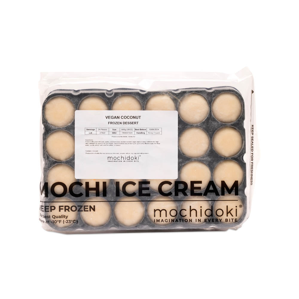 Wholesale Mochidoki Vegan Coconut Mochi Dessert- Bulk