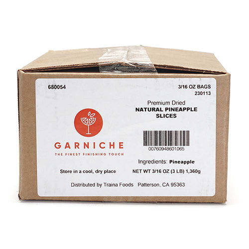 Wholesale Garniche DRIED PINEAPPLE GARNICHE 1lb- Bulk