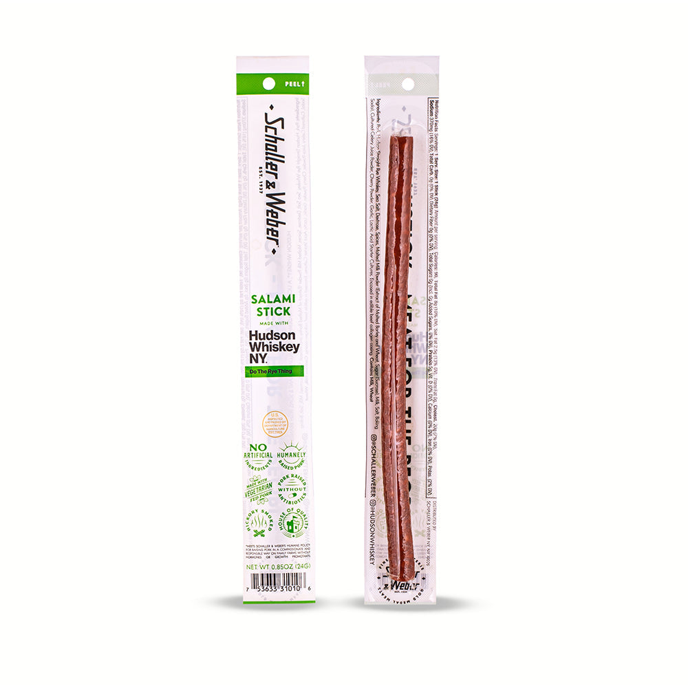 Wholesale Schaller & Weber Hudson Whiskey Salami Stick- Bulk