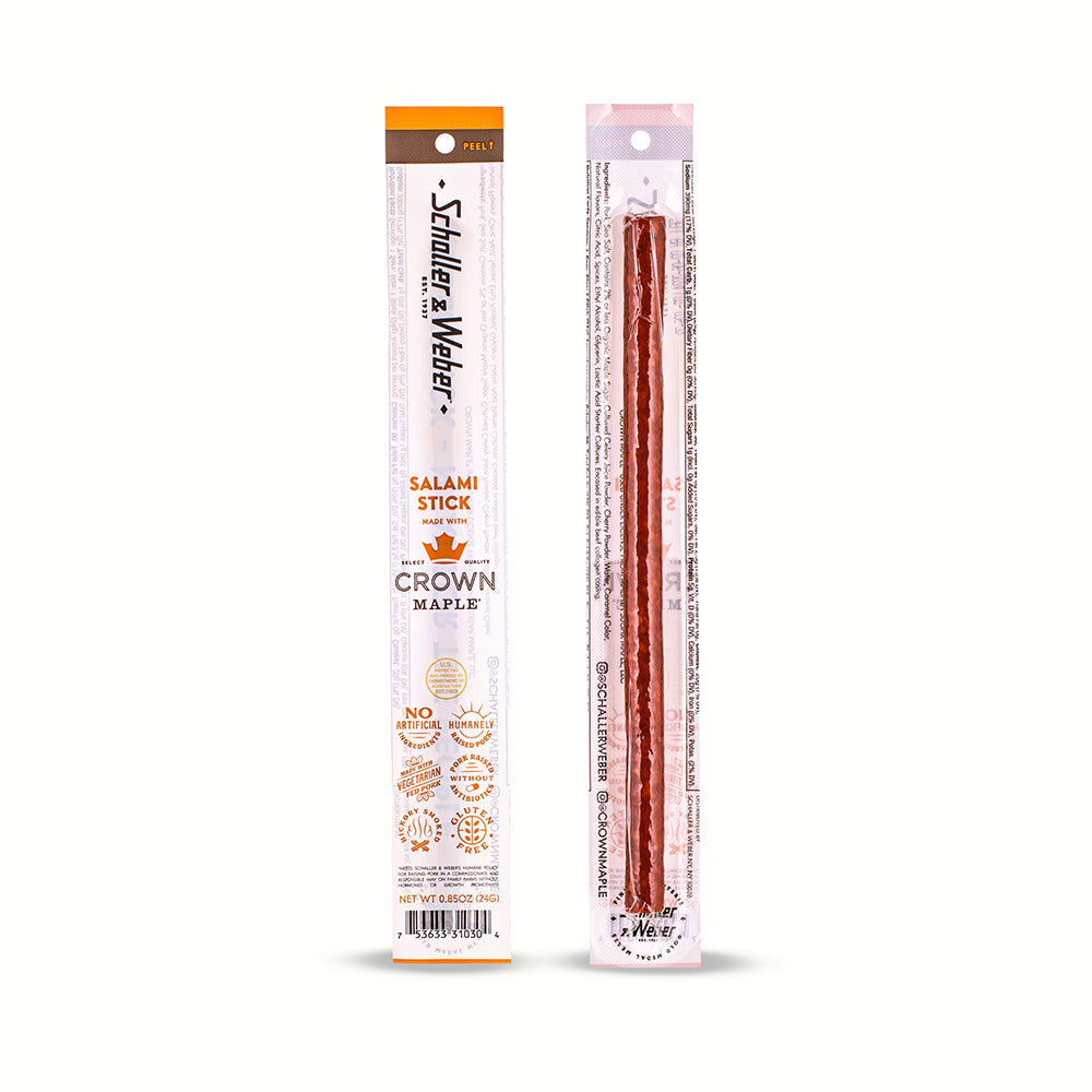Wholesale Schaller & Weber Crown Maple Salami Stick- Bulk
