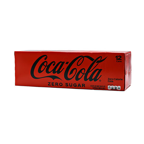 Wholesale Coca-Cola Coca Cola Zero Soda 12oz- Bulk