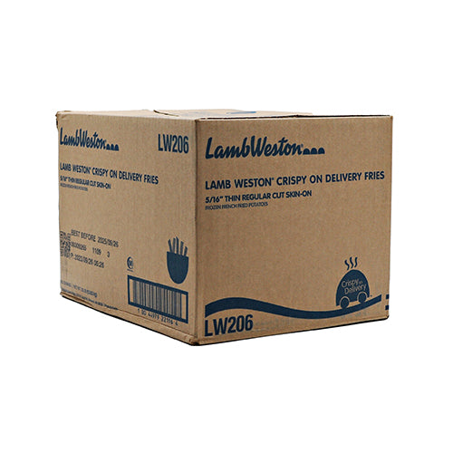 Wholesale Lamb Weston Crispy on Del 5/16 Slin-on French Fries 5lb- Bulk