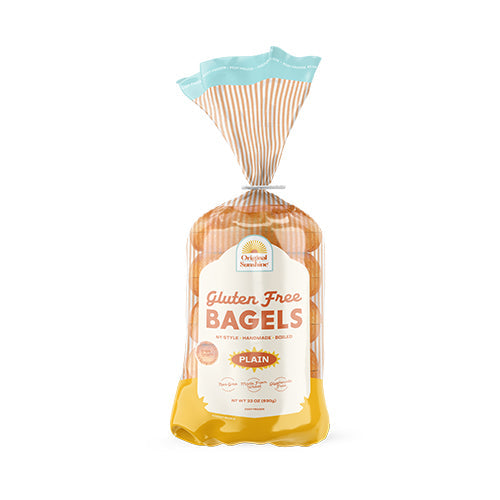 Wholesale Original Sunshine Gluten-Free Plain Bagel- Bulk
