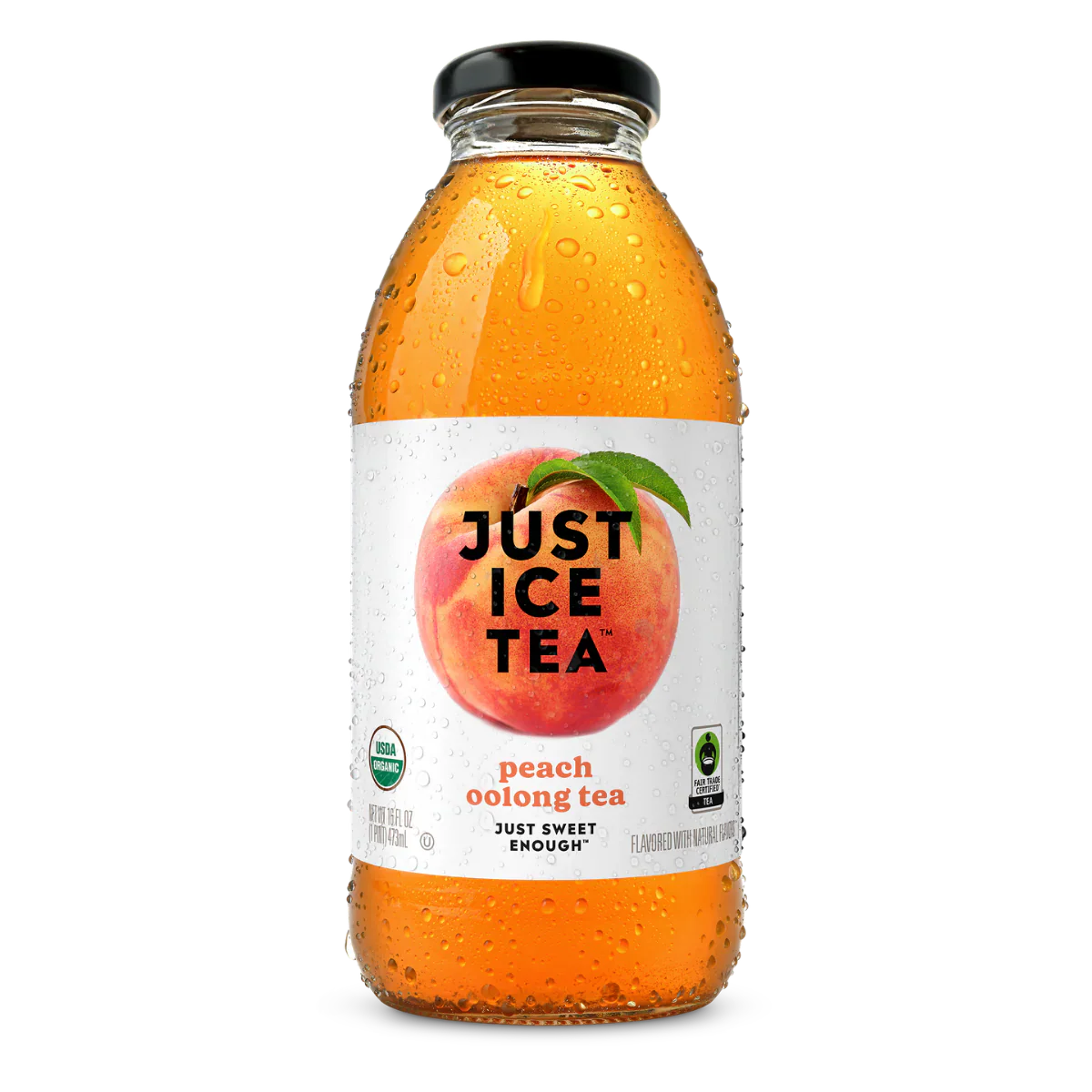 Wholesale Just Ice Tea Peach Oolong Iced Tea 16oz- Bulk
