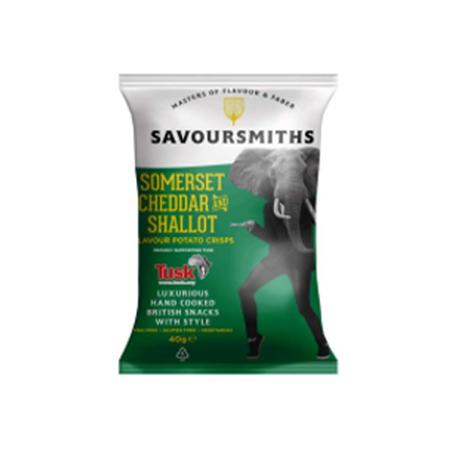 Wholesale Savoursmiths Somerset Cheddar & Shallot Potato Crisps- Bulk