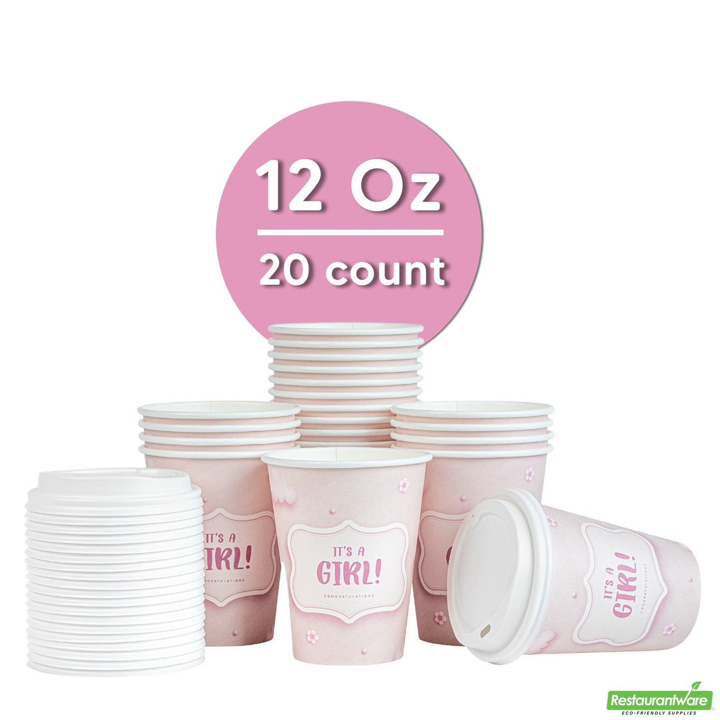 Wholesale Restaurantware Cup Cff Ppr 12oz T's Grl- Bulk