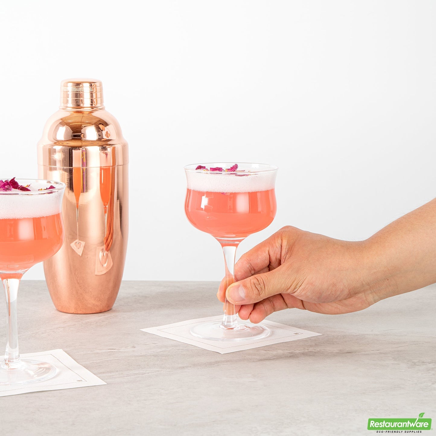 Wholesale Restaurantware Vetri 8 Oz Rose / Cocktail Glass - 3 1/4" X 3 1/4" X 5 3/4" - 24 Count Box- Bulk