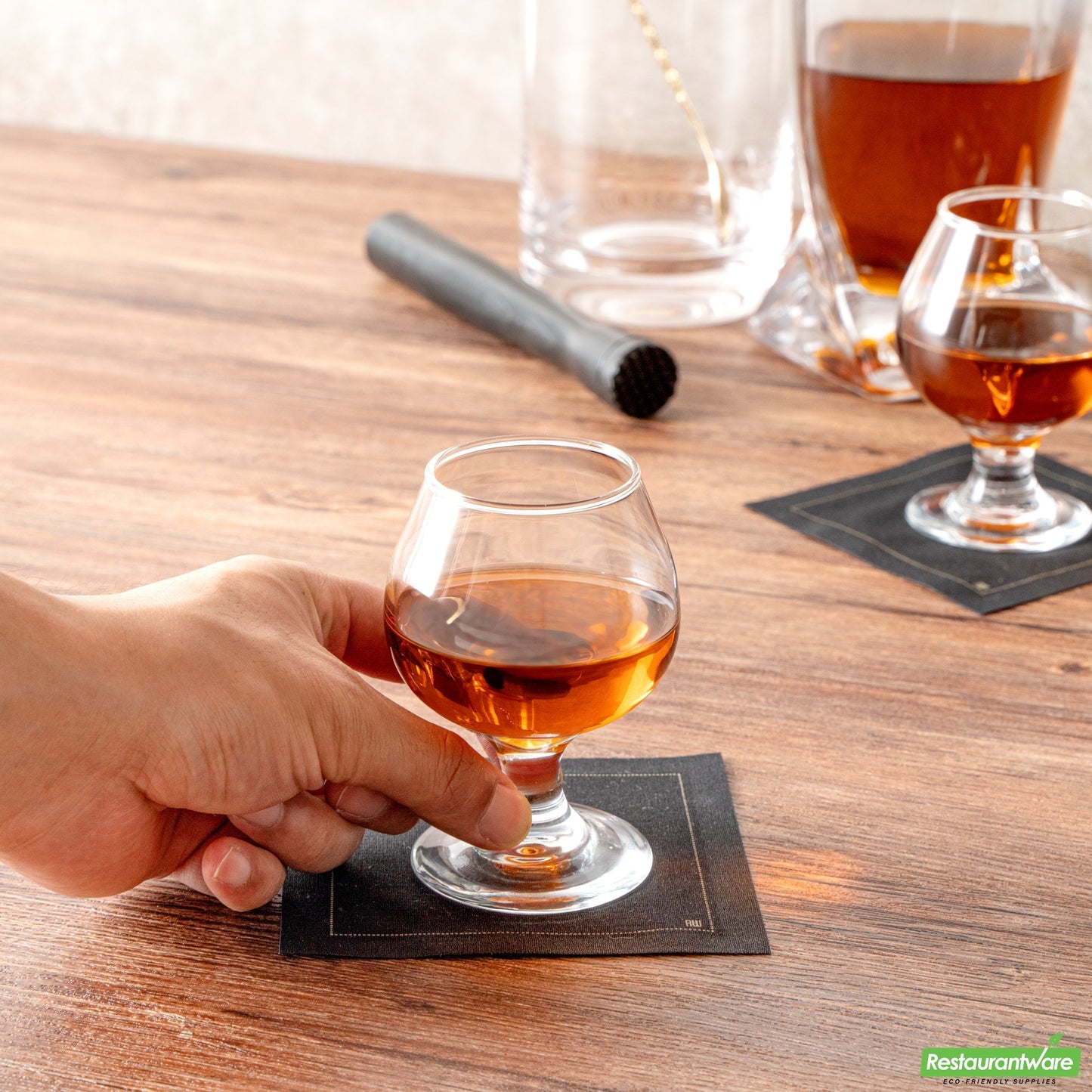 Wholesale Restaurantware Vetri 6 Oz Brandy / Spirits Tasting Snifter Glass - 2" X 2" X 4 1/4" - 24 Count Box- Bulk
