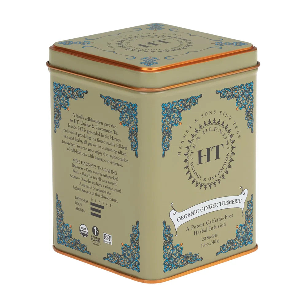 Wholesale Harney & Sons Tea Ginger Tumeric Ht Tin Org- Bulk