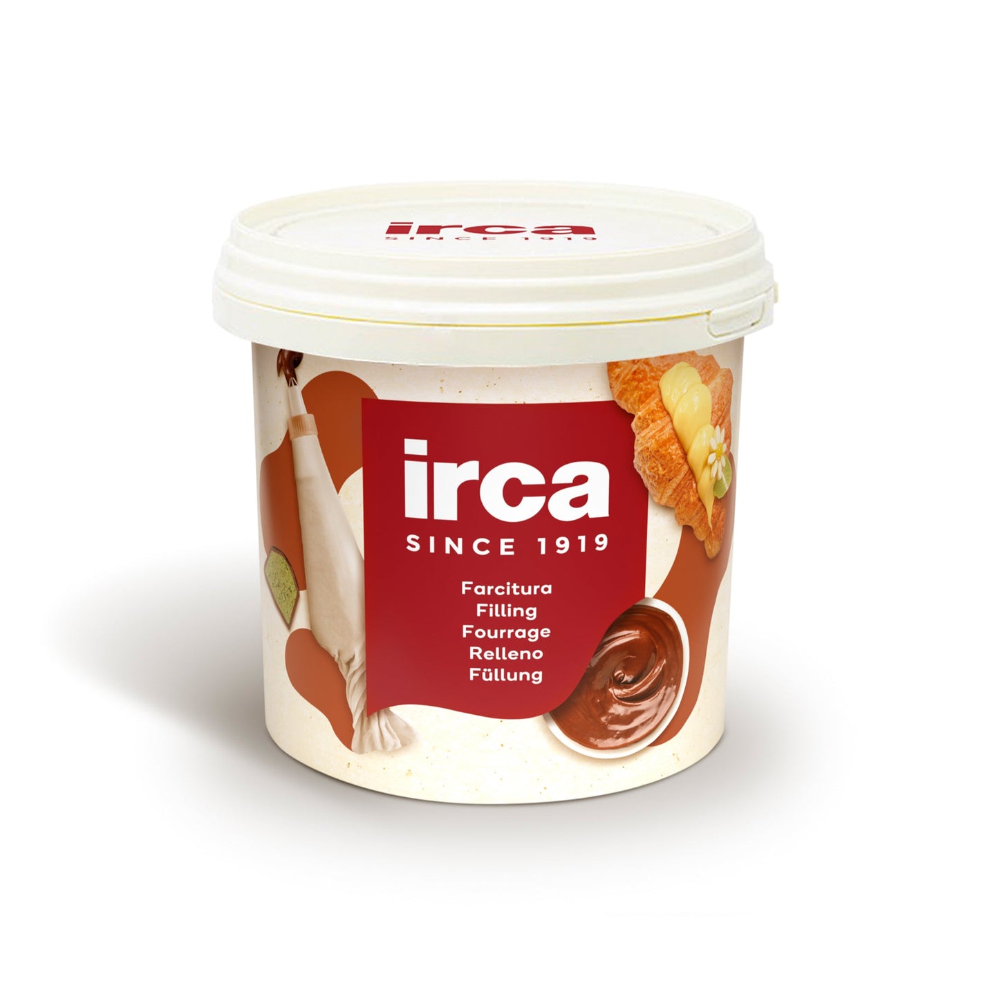 Wholesale Irca Since 1919 White Nocciolata Filling 5kg- Bulk