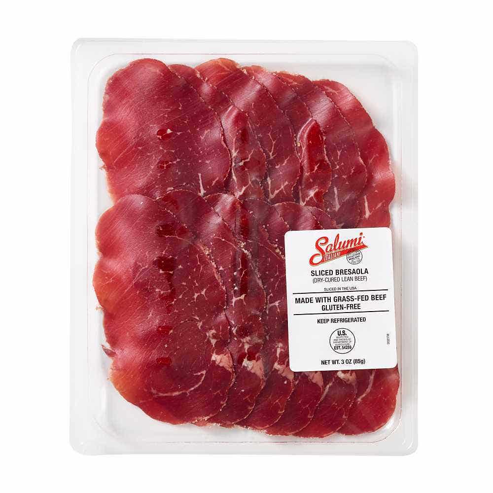 Wholesale Salumi Italiani Bresaola 3 Oz- Bulk