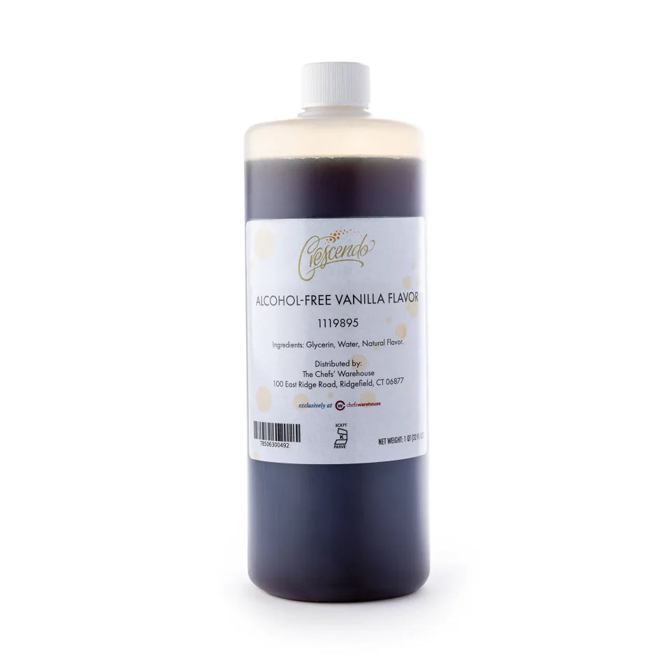 Wholesale Crescendo Vanilla Extract Alcohol Free- Bulk