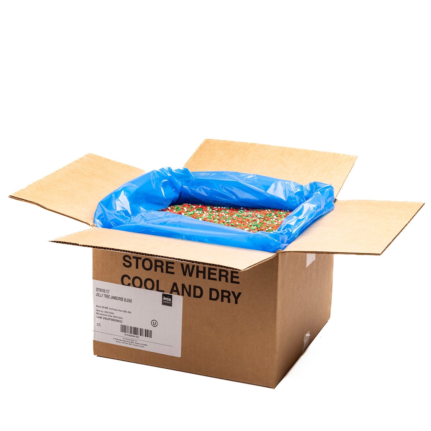 Wholesale In2Food Jolly Tree Sugar Sprinkle Mix 5.5lb- Bulk