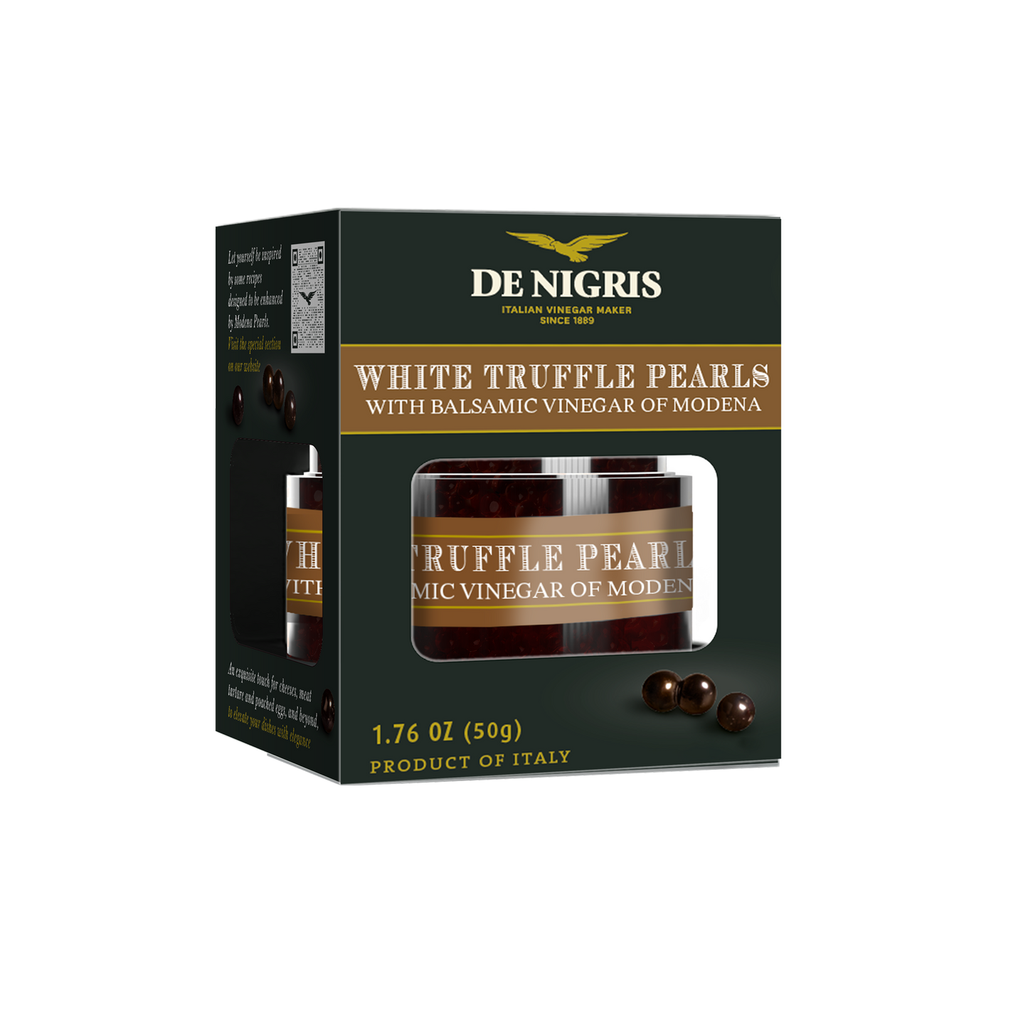 Wholesale De Nigris Truffle Balsamic Flavor Pearls- Bulk