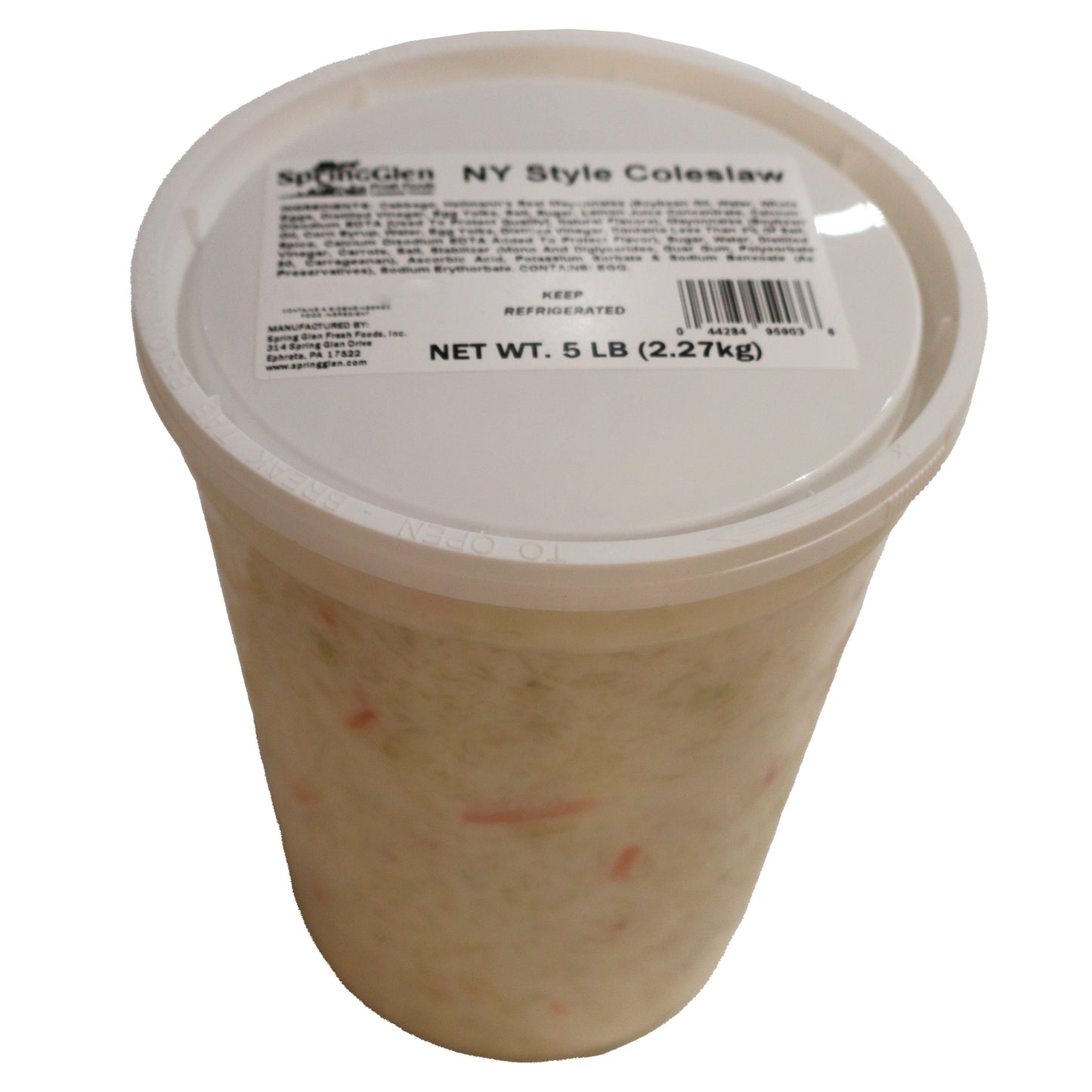 Wholesale Spring Glen Ny Style Cole Slaw 5lb- Bulk