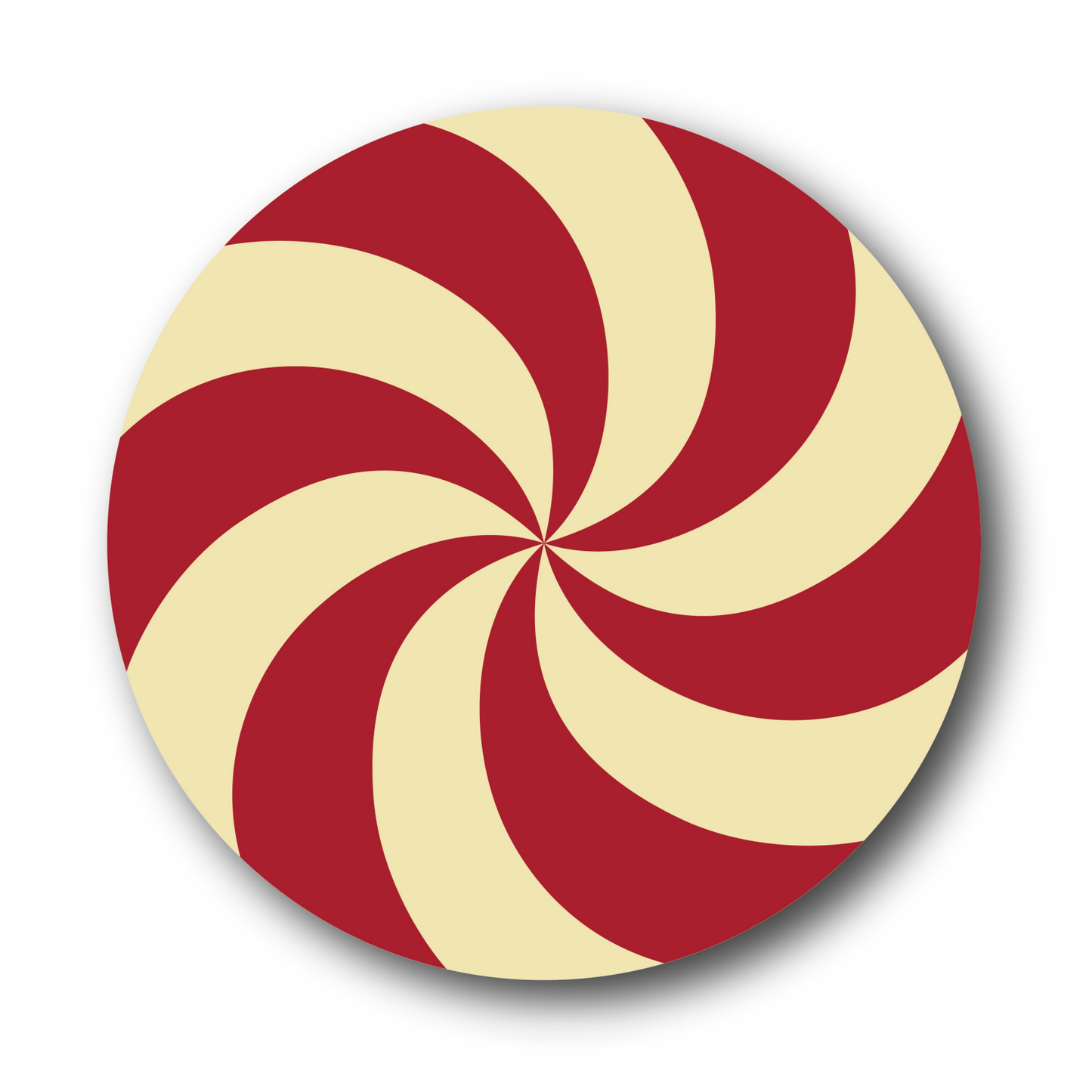 Wholesale Sweet Swiss Confections Peppermint Candy Round White Chocolate Holiday Décor- Bulk