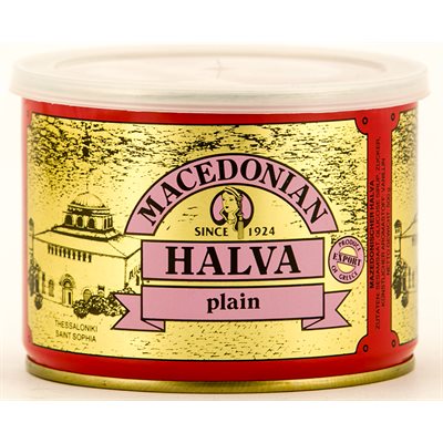 Wholesale Haitoglou Macedonian Vanilla Halva 500G Tin- Bulk