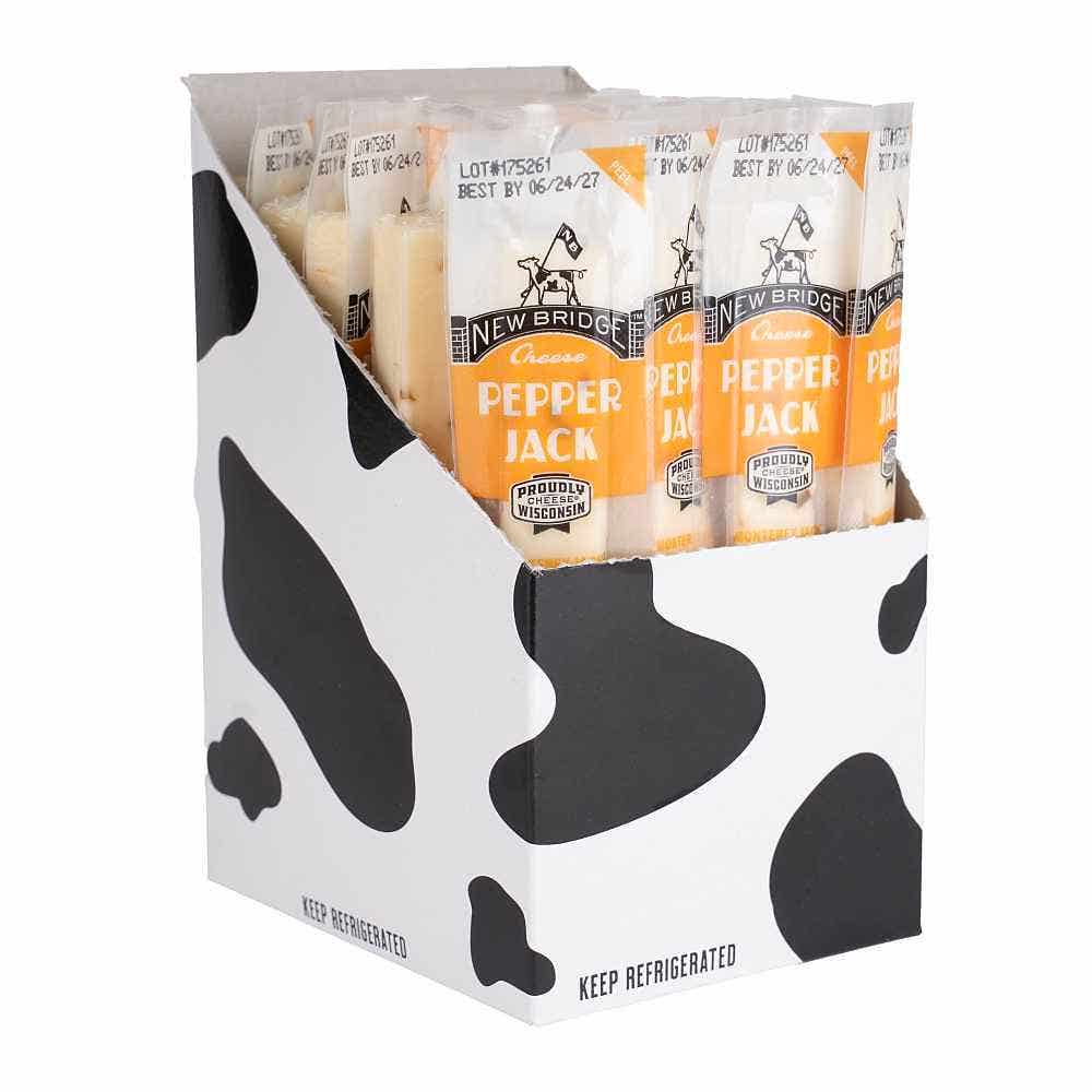 New Bridge Pepper Jack Stick 1 Oz 24 ct