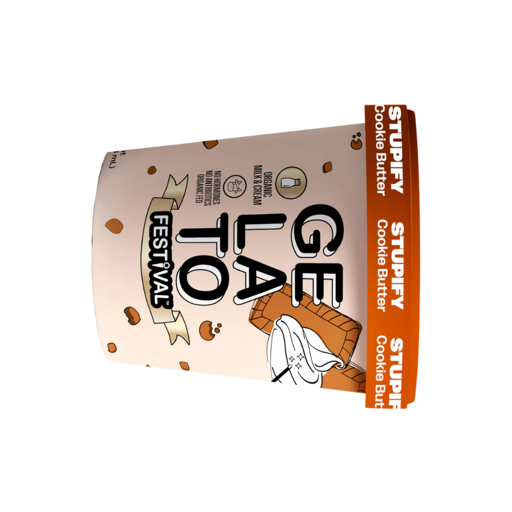 Wholesale Gelato Fest Case Stupify Cookie Butter Gelato- Bulk