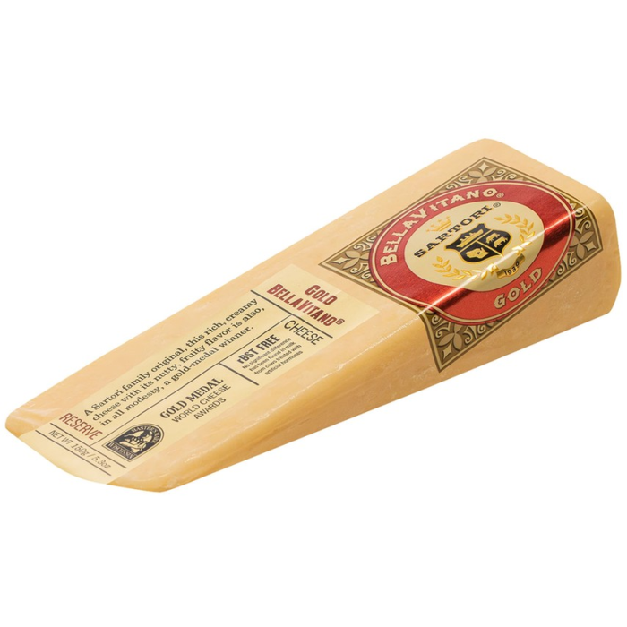 Wholesale Gold Bellavitano Wedges Cheese 5.3 OZ- Bulk