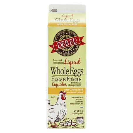 Wholesale Deb-El Case Liquid Whole Egg With Citric Acid 15/2Lb- Bulk