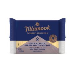 Wholesale Tillamook Smoked Black Pepper White Cheddar Cuts 7 Oz- Bulk
