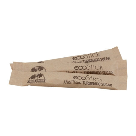 Wholesale Cafe Delight Case Organic Raw Brown Sugar Stick- Bulk