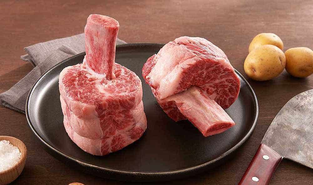 Wholesale Meats By Linz Beef Short Rib Bone-In Frenched 20 Oz- Bulk