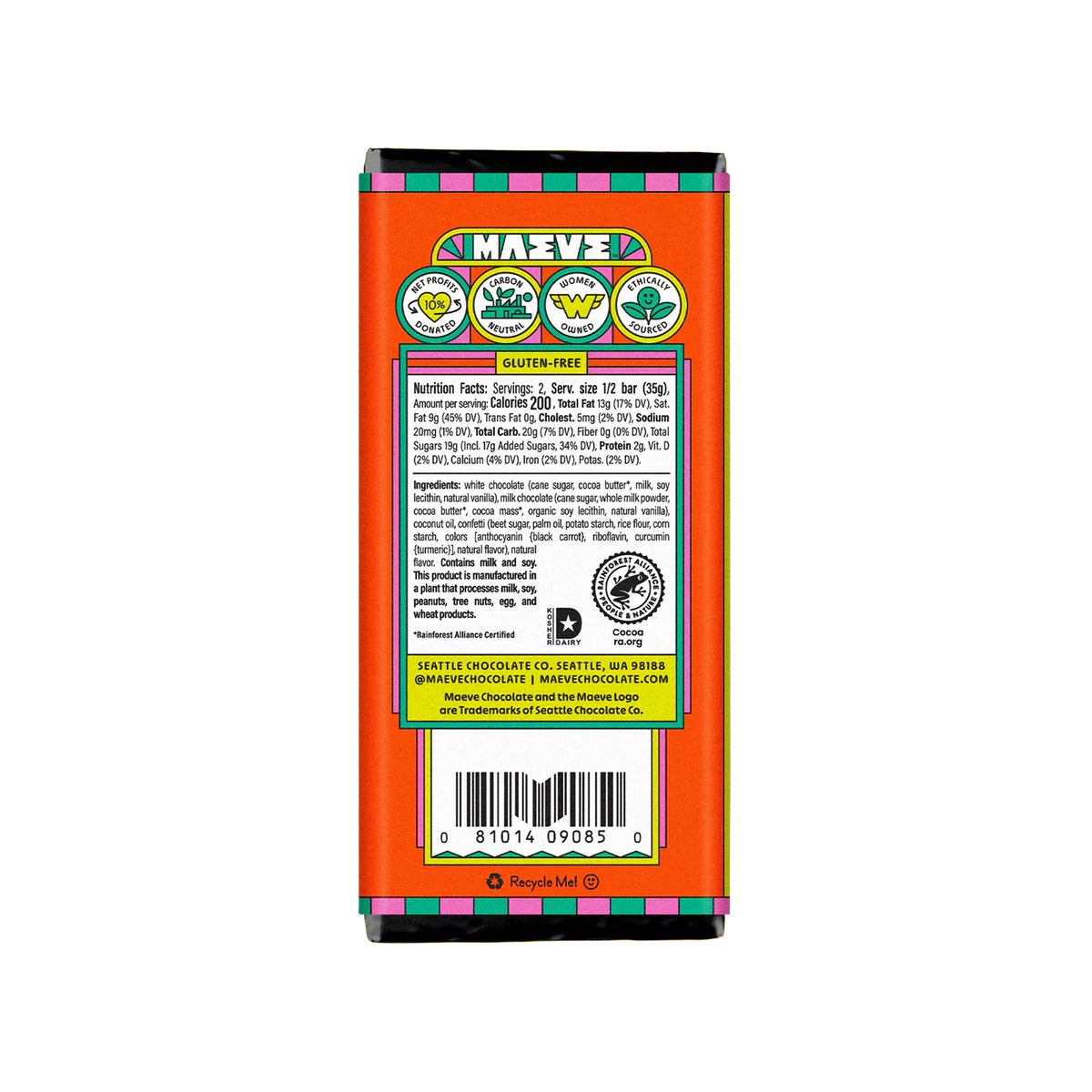 Wholesale Maeve Happy Birthday Truff Bar- Bulk
