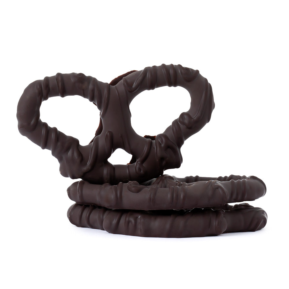 Wholesale BoxNCase 3 Ring Dark Chocolate Pretzel- Bulk