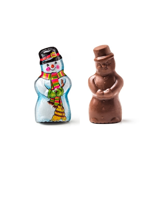 Wholesale Madelaine Chocolate 1½ Oz. Snowman (4") (Semi-Solid)- Bulk