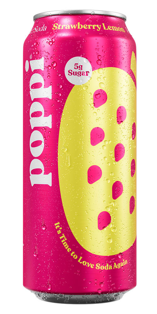 Wholesale Poppi Soda 12/16Oz Strawberry Lemon- Bulk