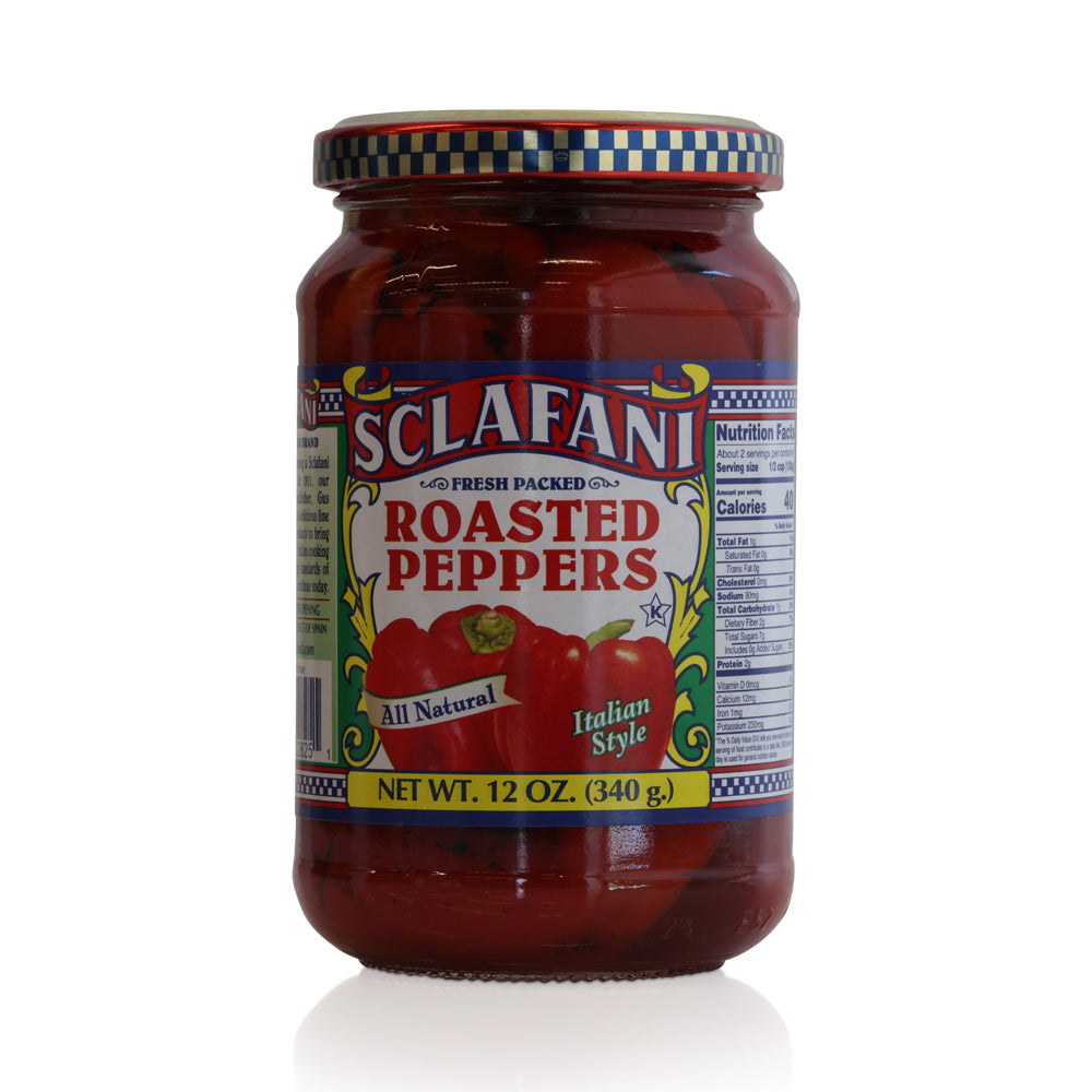Wholesale Sclafani Case Roasted Peppers- Bulk