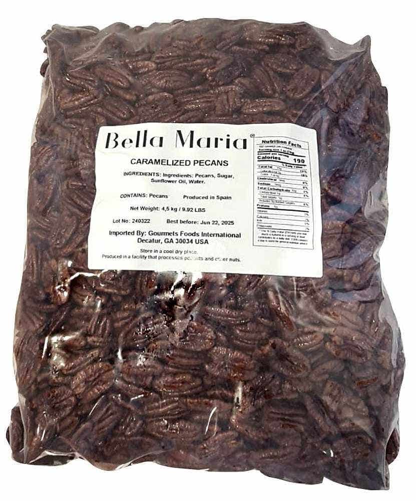 Wholesale Bella Maria Caramelized Pecans 9.9 Lb- Bulk