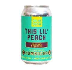 Wholesale Dalai Sofia Peach Kombucha 12 Oz- Bulk