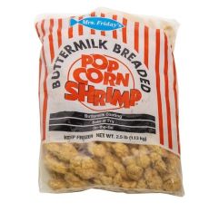 Wholesale King & Prince Popcorn Shrimp Breaded 2.5 Lb- Bulk