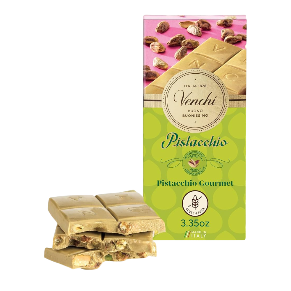 Wholesale Venchi Case White Chocolate Pisatachio Bar- Bulk