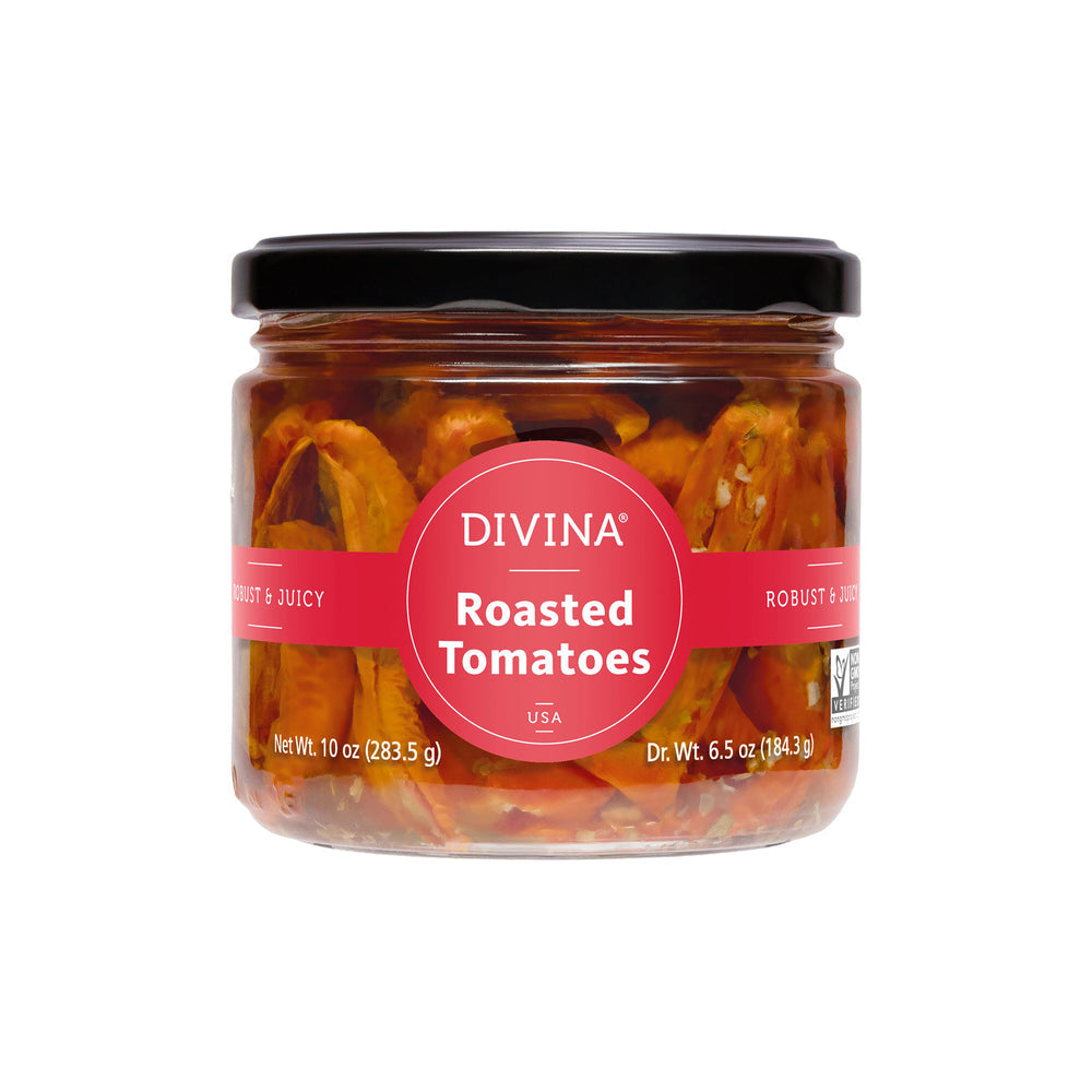 Wholesale Divina Roasted Red Tomatoes 4#- Bulk