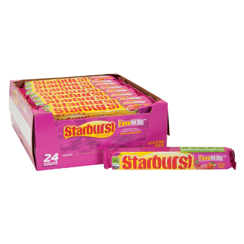 Wholesale Starburst Fave Reds 2.07 Oz- Bulk