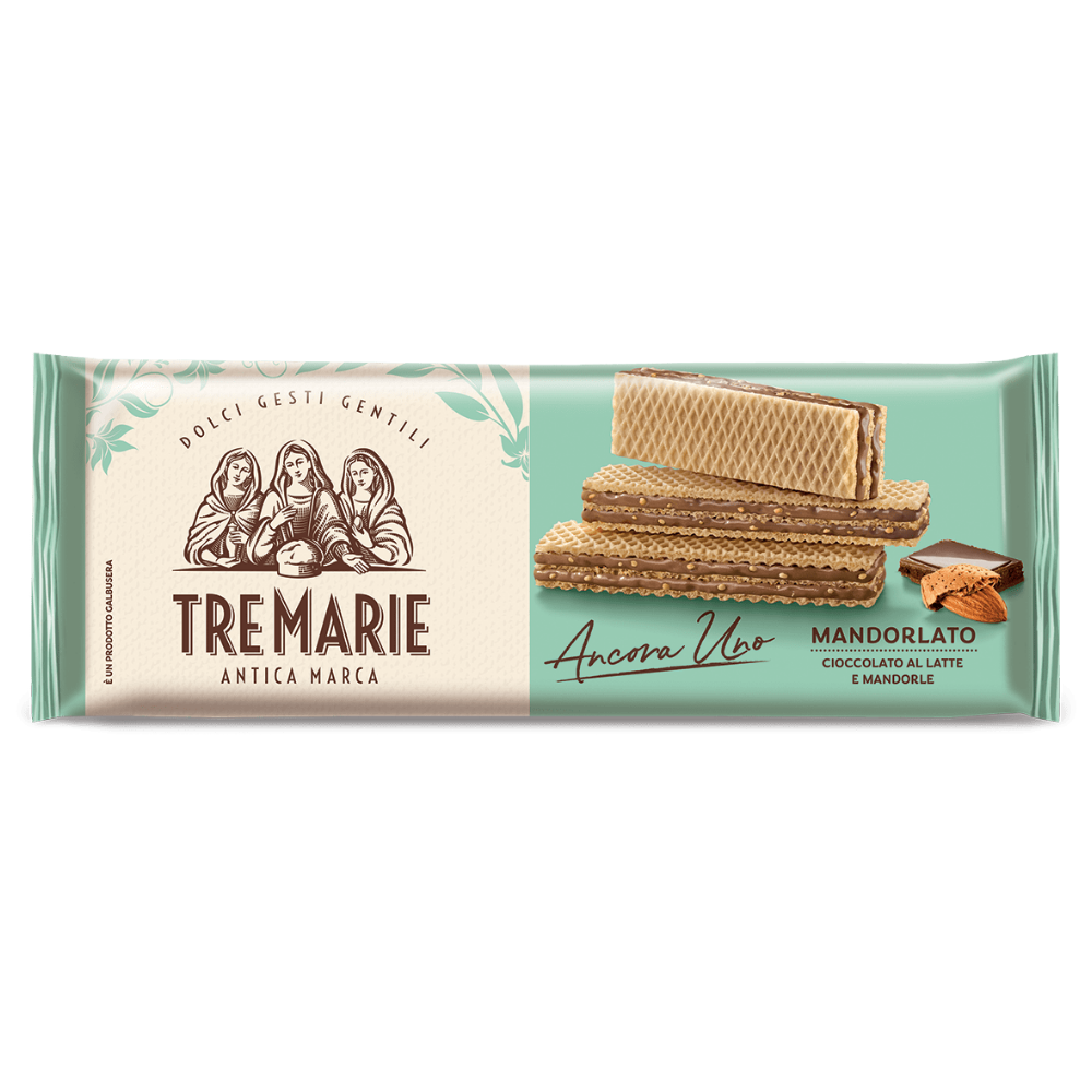 Wholesale Tre Marie Case Almond And Chocolate Cream Wafer- Bulk