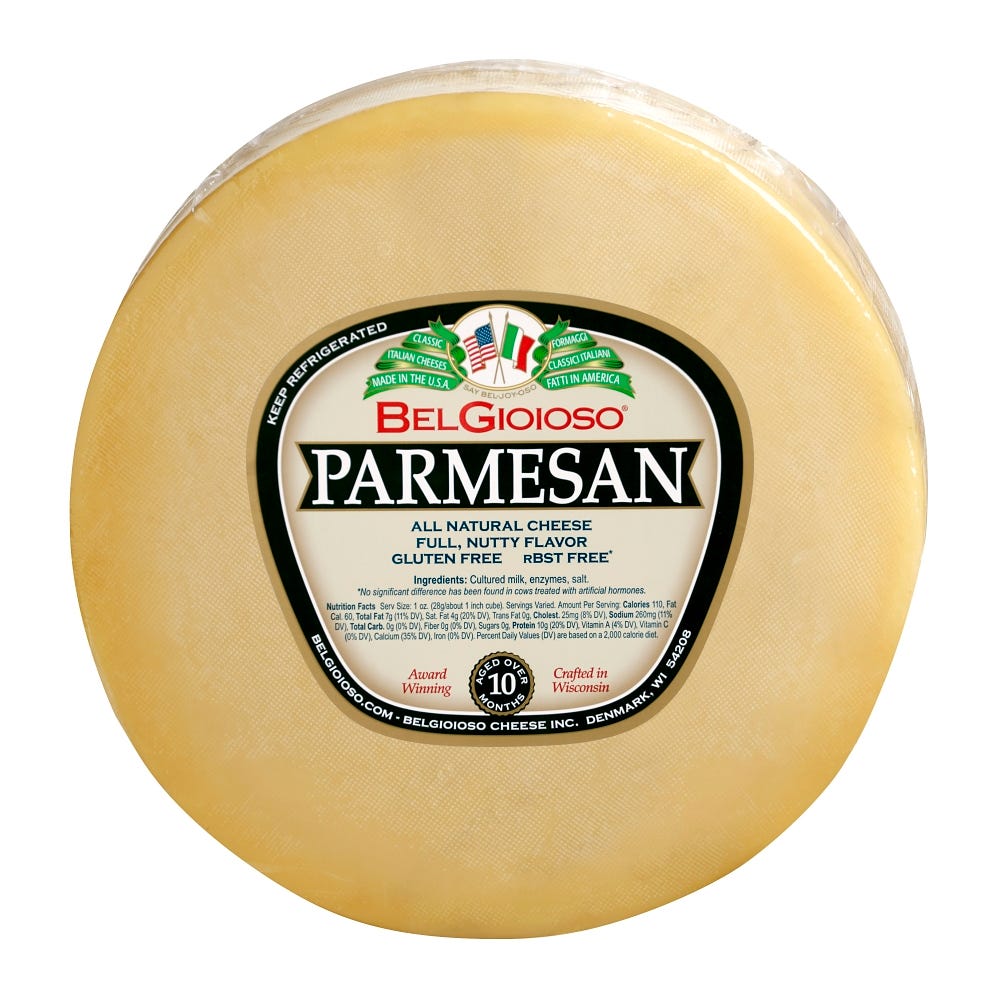 Wholesale BelGioioso Parmesan Wheel 24 Lb- Bulk