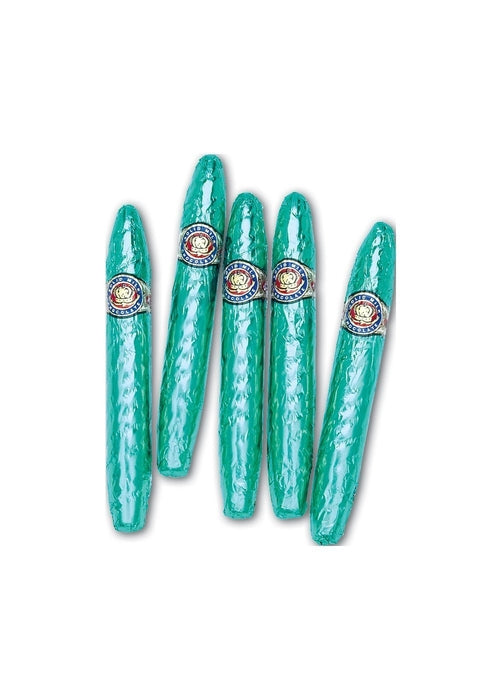 Wholesale Madelaine Chocolate ¾ Oz. Green Cigars (2 Displayers)- Bulk