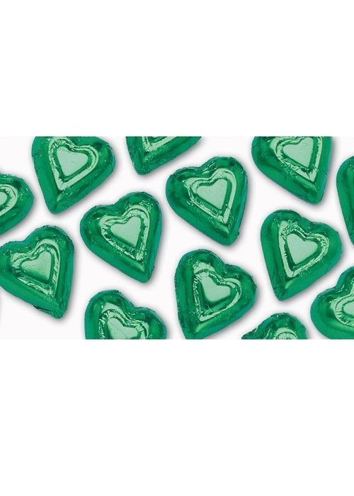 Wholesale Green Mini Hearts (10 Lb.)- Bulk