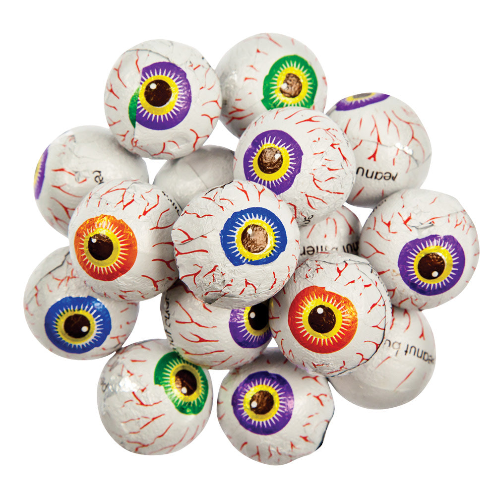 Wholesale Foiled Peanut Butter Filled Creepy Peepers- Bulk