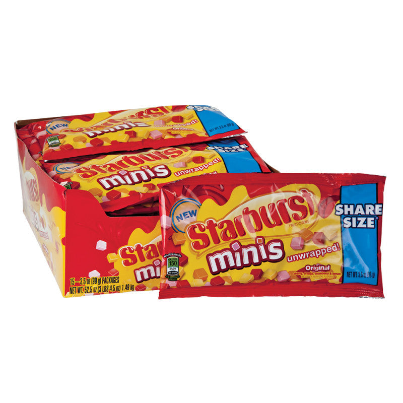 Wholesale Starburst Minis 3.5 Oz Share Size- Bulk
