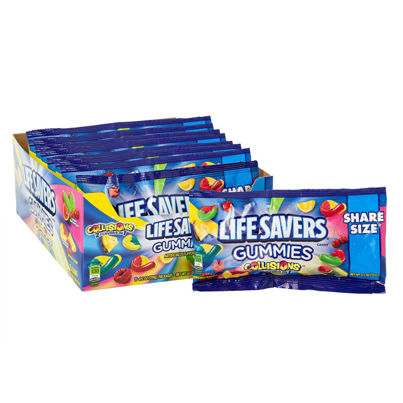 Wholesale Lifesavers Collisions Gummies 4.2 Oz Bag- Bulk