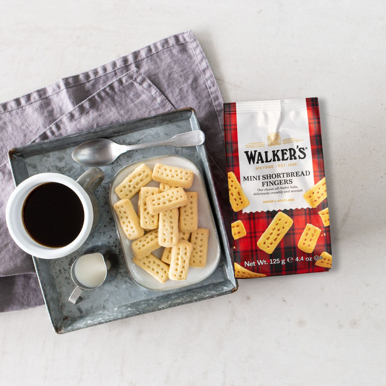 Wholesale Mini Shortbread Fingers 4.4 oz.-6ct Case Bulk