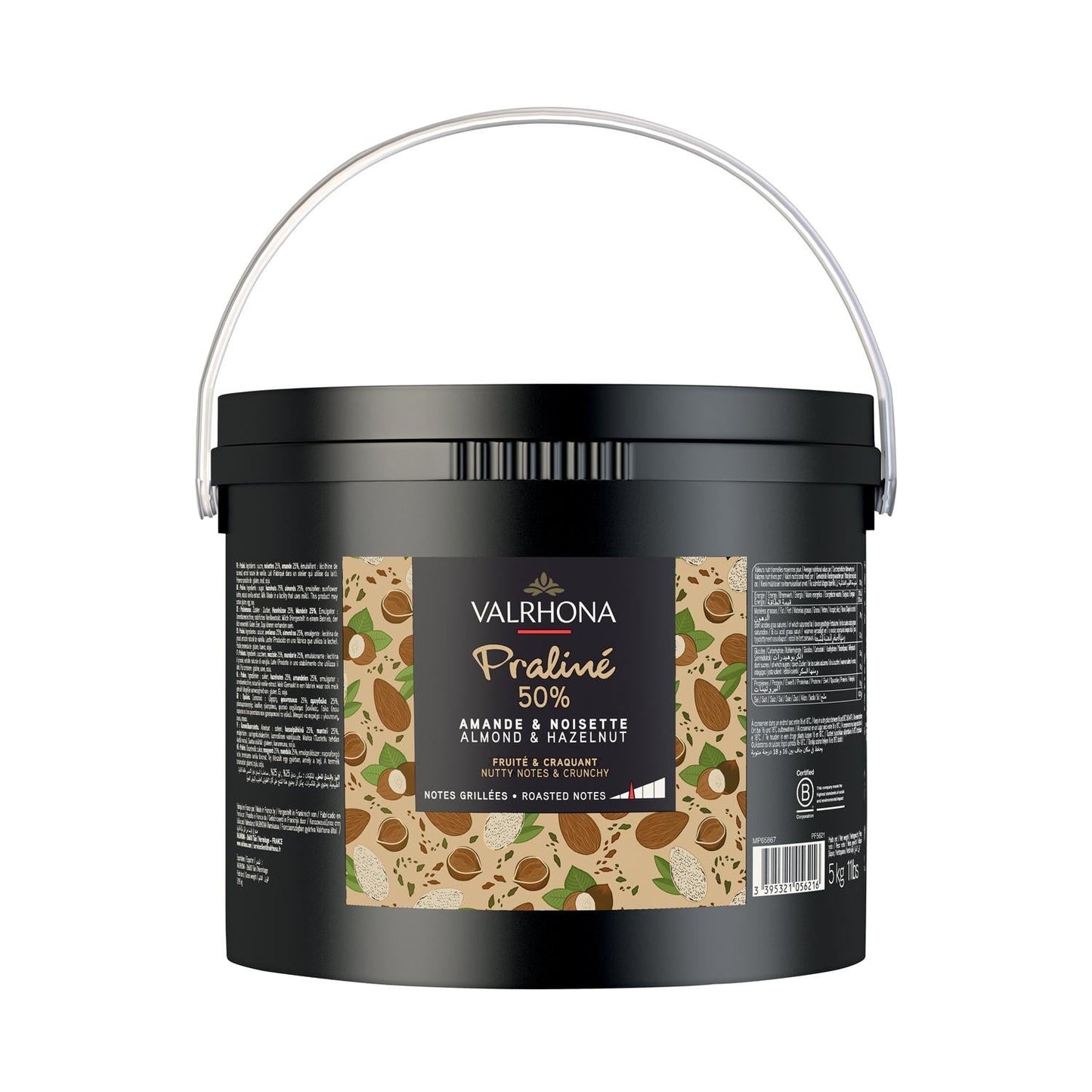 Wholesale Valrhona 50% Amande Noisette Almond Hazelnut Praline Paste 5 kg- Bulk