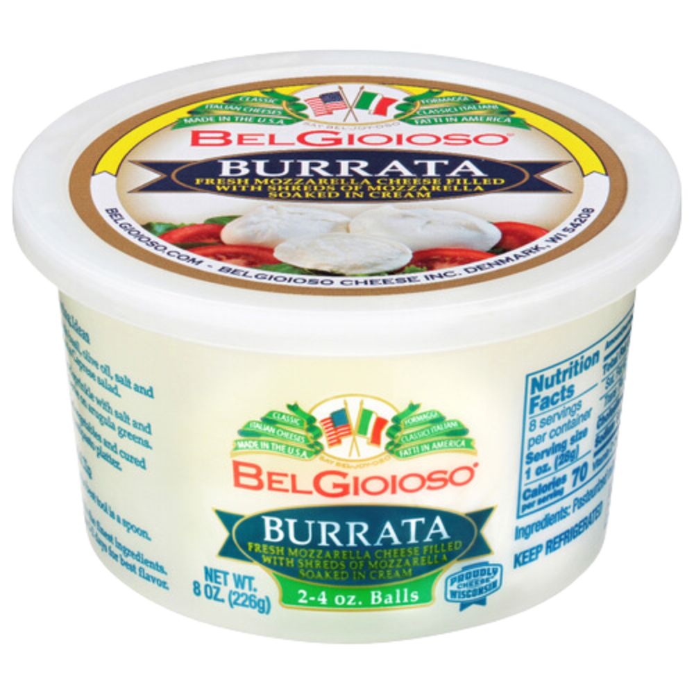 Wholesale Belgioioso Case 4Oz Burrata Cheese- Bulk