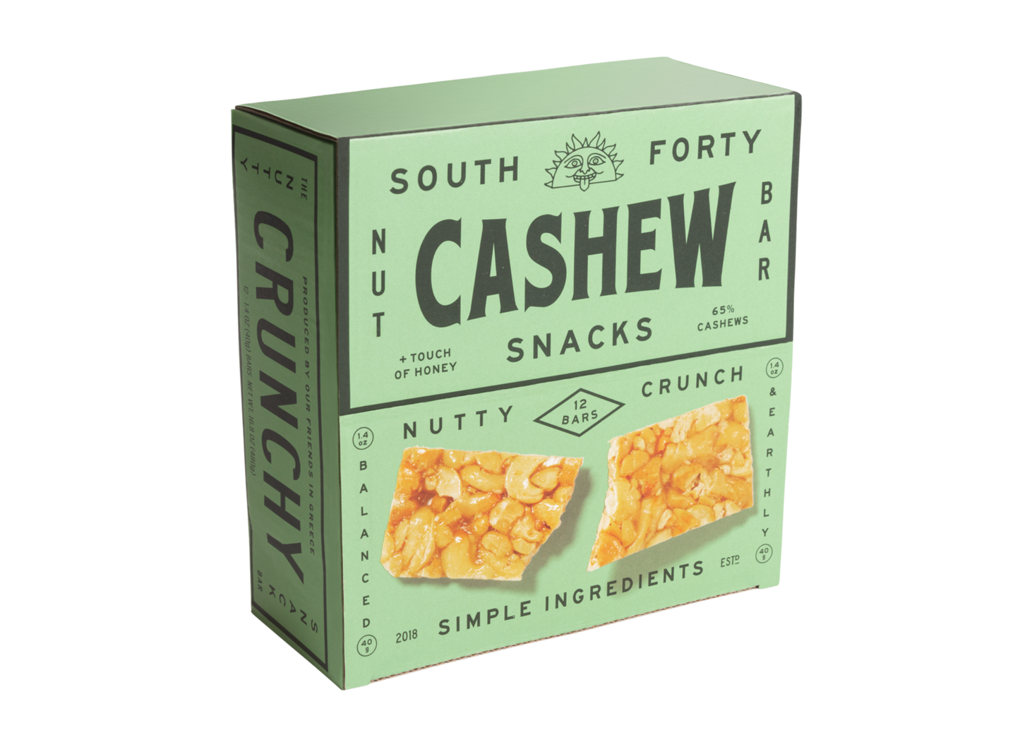 Wholesale South Forty Cashew Nut Bars 1.4 Oz Bars- Bulk